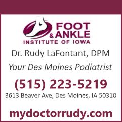 Dr. Rudy LaFontant, Foot and Ankle Institute of Iowa